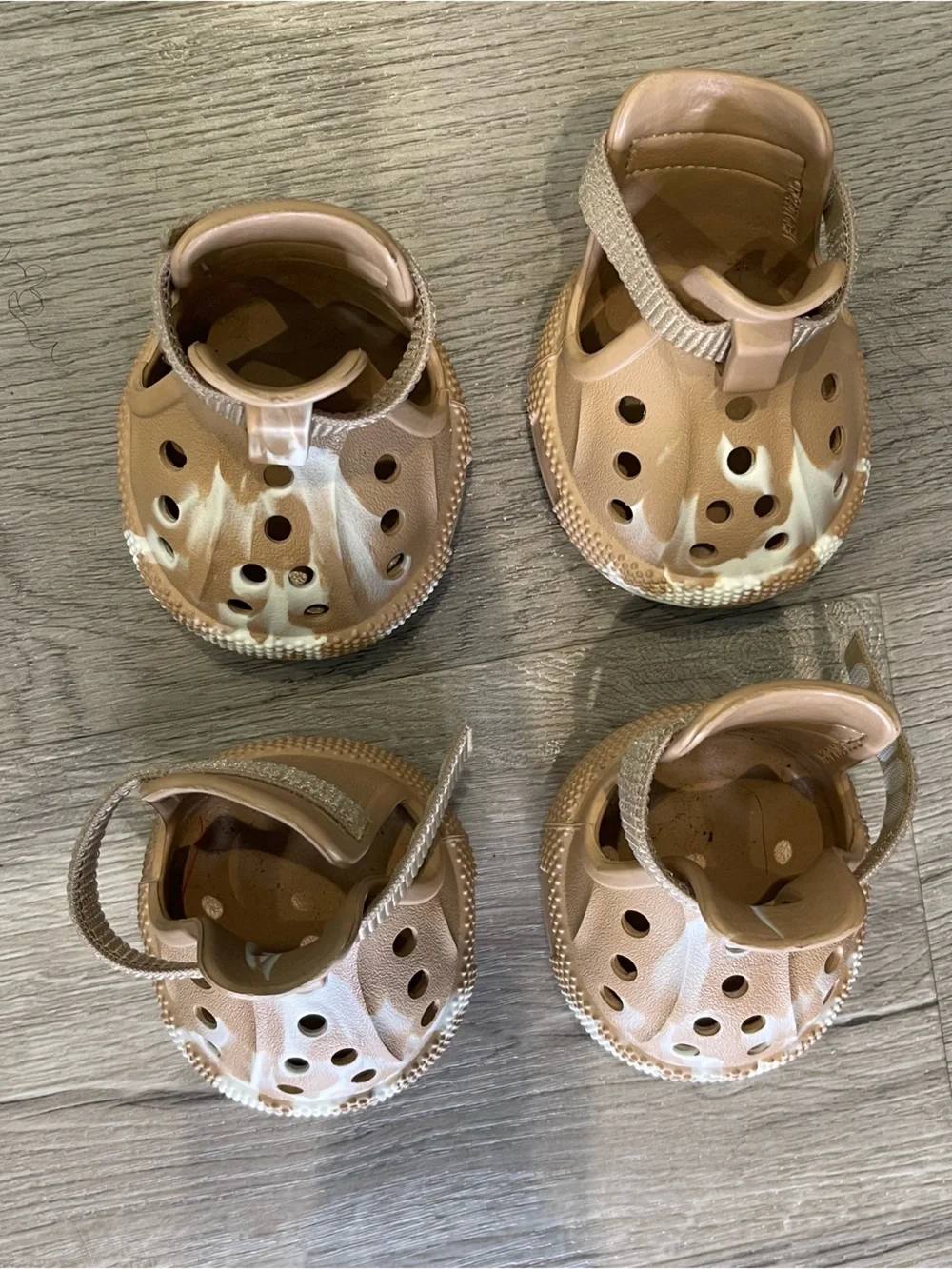 Dog shoes Tan White size 10 for larger dogs feet paws protect walk